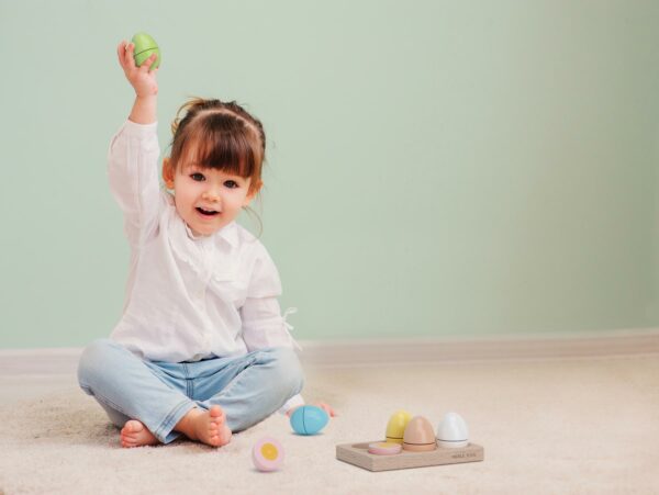 Merle Toys - Bunte Holzeier 3