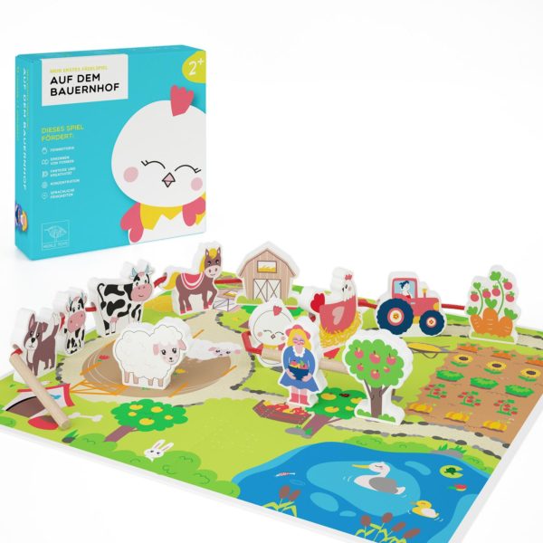 Merle Toys - Fädelspiel Buchenholz 1