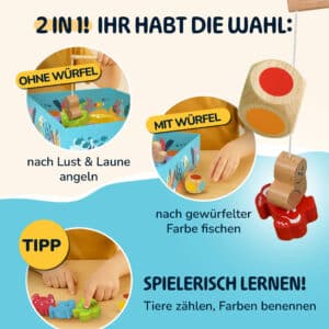Merle Toys - Spiel: Fische angeln, Angelspiel Kinder, Angelspiel Magnet, Angelspiel aus Holz, Angelspiel7.jpg