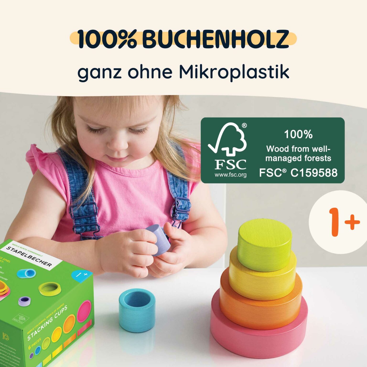 rossmann spielzeug baby MERLE TOYS® Baby Stapelbecher - Ideal für die Spielesammlung!